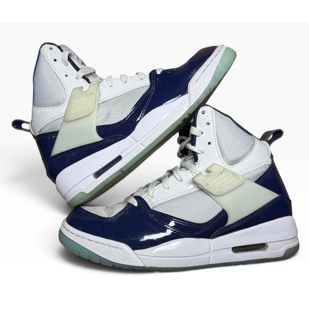 Air Jordan Flight 45 High Midnight Navy White DH0560-100 Mens Size 8 Shoes